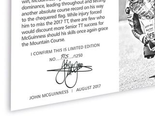 Limited Edition 2017 Signed John McGuinness TT £5 Pound Gift Pack (AH45) 2