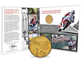 Limited Edition 2017 Signed John McGuinness TT £5 Pound Gift Pack (AH45) 4
