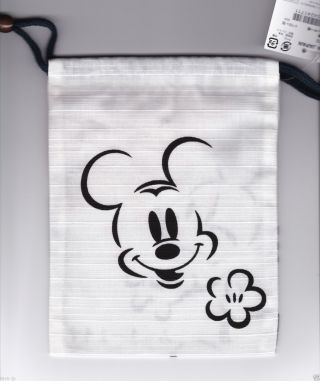 Japanese Kinchaku Pouch Disney Mickey Mouse Sakura 2