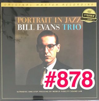 Bill Evans - Portrait In Jazz Lp 45rpm Vinyl Mfsl Mofi Mobile Fidelity Lab