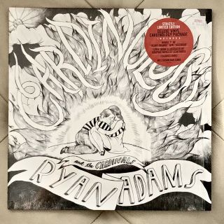 Ryan Adams Cardinology Ltd Ed Red Vinyl Lp Record & 7 " & Comic Book Rare Ex