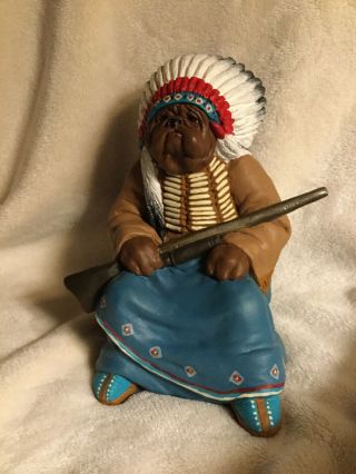 Ka Graves Imaginals Chief Sitting Bulldog.  Signed And Numbered