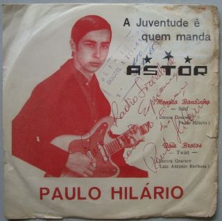 Paulo Hilario & The Rebels - Garage Beat Rock 1965 Astor Brazil 7 " 45 Hear