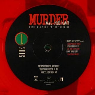 V/A (ft.  Snoop) - Murder Was The Case 2xLP - Death Row Red/Green Wax VG,  PROMO 2