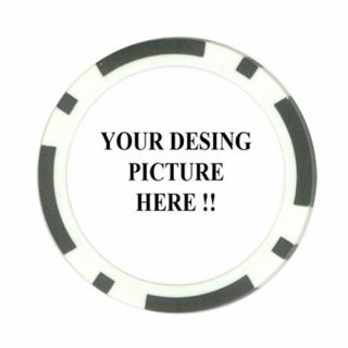 Personalized Custom Your Logo Design Photo Text Poker Chip Card Guard