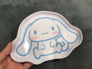 Sanrio Cinnamoroll White Puppy Melamine Plastic Plate Decorative Food Tray Nwot