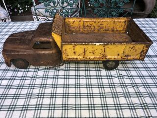 Vintage Structo Pressed Steel Dump Truck Toy All For Restore