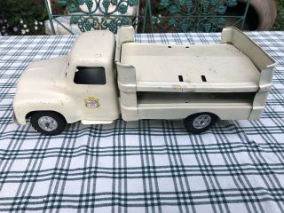 Vintage Buddy L Soda/beer Delivery Truck Pressed Steel Toy E.  Moline Il