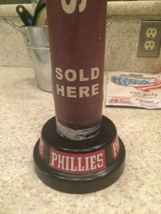 VINTAGE PHILLIES CIGAR STORE COUNTER TOP DISPLAY SIGN TOBACCO ADVERTISING 2
