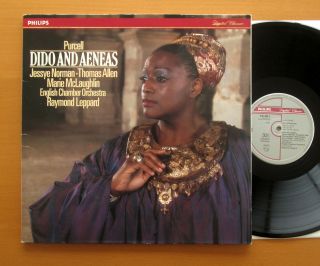 Philips 416 299 - 1 Purcell Dido And Aeneas Jessye Norman Raymond Leppard Nm/vg