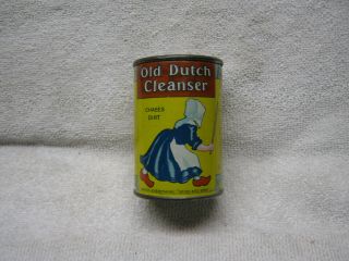Antique Old Dutch Cleanser Tin Can Bank