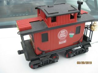 Vtg Jim Beam Decanter Train Caboose 91197 Central Rr Of Jersey Empty