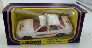 Vintage Corgi 332 Opel Senator Doctor 