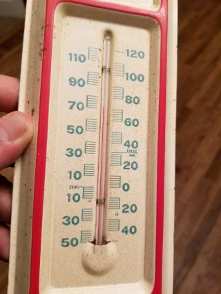 Vintage Jacques Seeds Advertising Thermometer Metal Sign Prescott Wisconsin Iowa 5