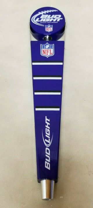 Budweiser Bud Light Nfl Beer Tap Handle Kegerator Bar Tapper Gear Shift Knob