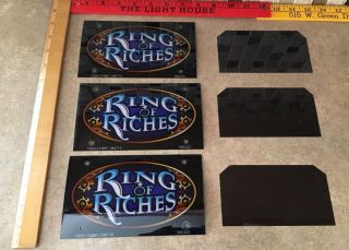 Bally " Magic Money - Ring Of Riches " (1) Slot Machine Plastic Card Ulc - 5