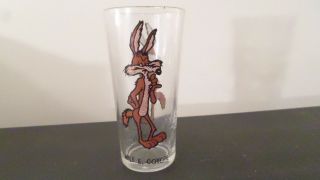 1973 Warner Bros Pepsi Wile E.  Coyote Drinking Glass