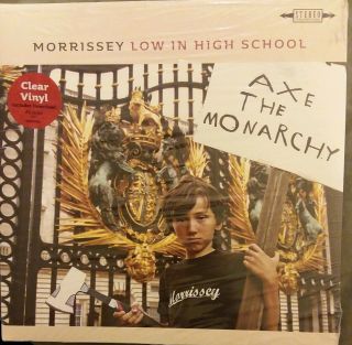 Morrissey Low In High School Lp 2017 Clear Vinyl Litely Worn Shippng