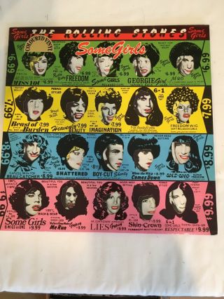 Rolling Stones - Some Girls - Orange Vinyl - Holland Imp - 5 C062 - 61016 RARE 2