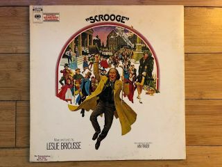 Leslie Bricusse ‎– Scrooge Ost 1970 Columbia ‎s 30258 Promo Jacket/vinyl Vg,