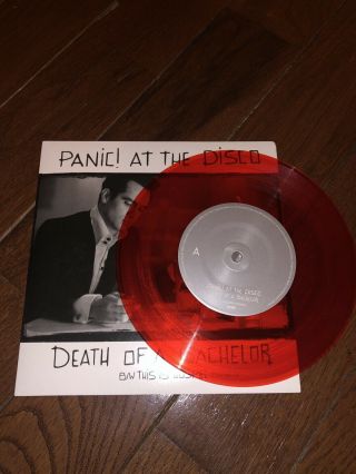 Panic At The Disco Death Of A Bachelor This Is Gospel Red 7” Vinyl