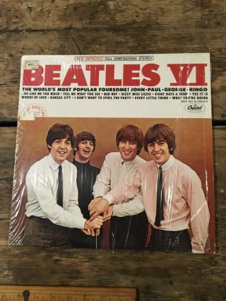 The Beatles Vi Lp Vinyl Record Album Capitol Purple St 2358 Nm,  Shrink
