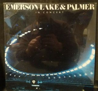 Emerson,  Lake & Palmer In Concert 1979 Atlantic Lp Cut Out Notch