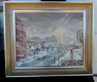 Oil Painting M.  H.  Miller W/ Great Frame