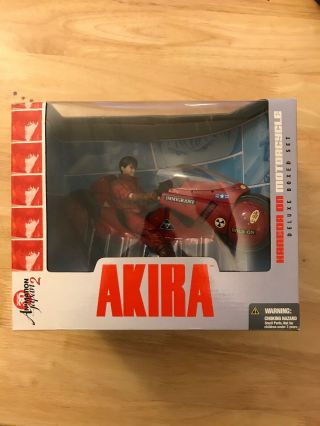 Akira Kaneda With Motorcycle Figure Mcfarlane Toys Rare Nib Moc