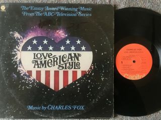 Charles Fox Love American Style Capitol St - 11250 Tv Soundtrack Ost Vg,  1973 Lp