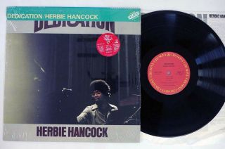 Herbie Hancock Dedication Cbs/sony 18ap 2180 Japan Cap Obi Japan Only Vinyl Lp