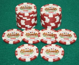 $100 Pro Vegas Casino Chips Poker Chip 11.  5 Grams (qty: 25)