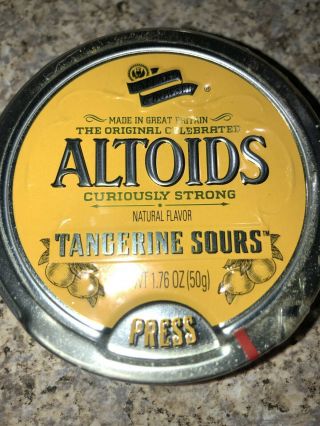 Altoids Sours (1 Tin) Curiously Strong Tangerine (discontinued,  Rare)