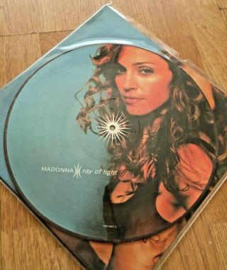 Madonna Ray Of Light Picture Disc Vinyl Usa Lp Limited Edition