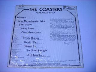 SHRINK The Coasters Greatest Hits 1978 LP VG, 2