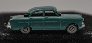 Vintage Lesney Matchbox 33a Ford Zodiac Mk Ii Dull Dark Green Metal Wheels