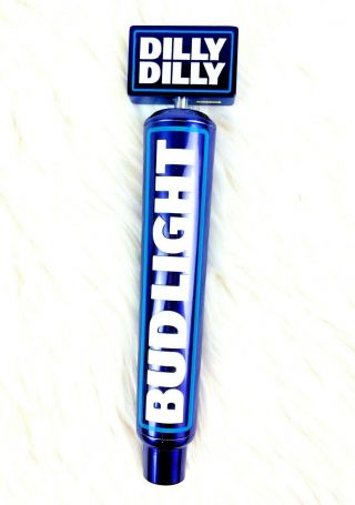 Bud Light Dilly Dilly Metal Draft Beer Tap Handle Rare Budweiser