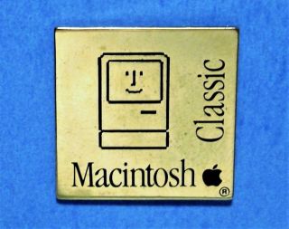 Apple Computer - Macintosh Classic - Rare Vintage Lapel Pin - Hat Pin - Pinback