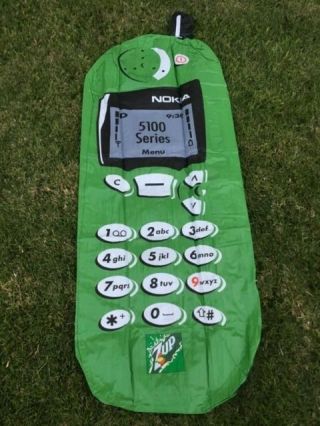 7up Nokia 5100 Series Large Beach Inflatable