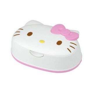 Sanrio Hello Kitty Wet Tissue 80pieces With Face - Type Case Made In Japan F/s