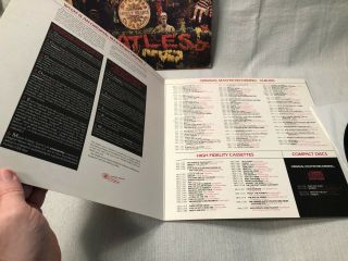 The Beatles Sgt Pepper ' s LHCB LP EMI Parlophone Records MFSL 1 - 100 EX/EX mofi 5