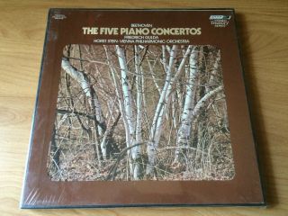 Beethoven–the Five Piano Concertos Vienna Philharmonic Orchestra 4 Lps