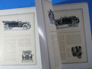 1913 PACKARD 38 CAR BROCHURE 24 PAGE 2 PRINTS 4