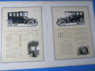 1913 PACKARD 38 CAR BROCHURE 24 PAGE 2 PRINTS 5