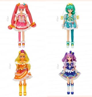 Bandai Star Twinkle Pretty Cure (precure) Doll 4set From Japan