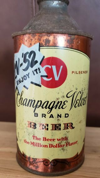 Champagne Velvet Cone Top Beer Can