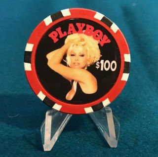 Playboy Club,  $100 Pamela Anderson Casino Chip - Fantasy,  Las Vegas,  Nevada