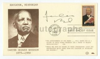 Julian Bond - Civil Rights Leader,  Naacp - Authentic Autograph,  First Day Cover