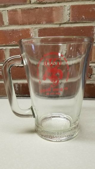 Vintage 1970 ' s Madison Wisconsin Bucky Badger Stone Hearth Beer Pitcher 5