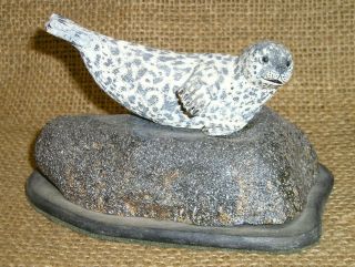 Harbor Seal Carving Avis Brown 